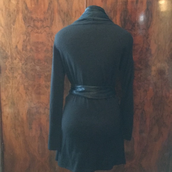 Armani 100% Cashmere Sweater Jacket style with Tie - Picture 5 of 8